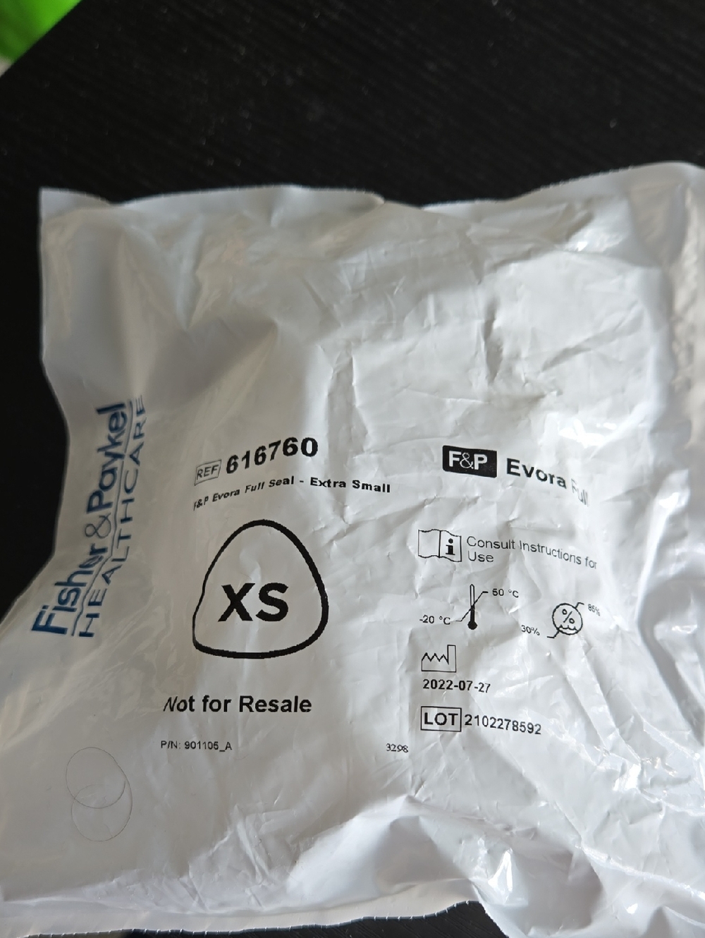 Fish & Paykel Healthcare F&P Evora Full Seal XS Mask - White